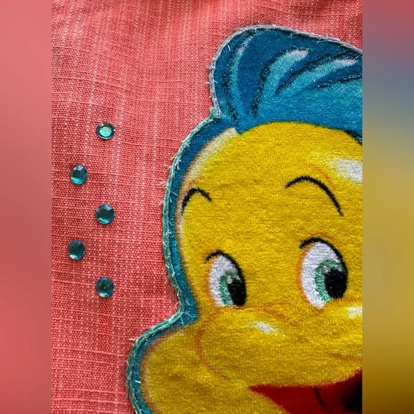 Disney Little Mermaid Flounder glitter bag - Picture 5 of 5